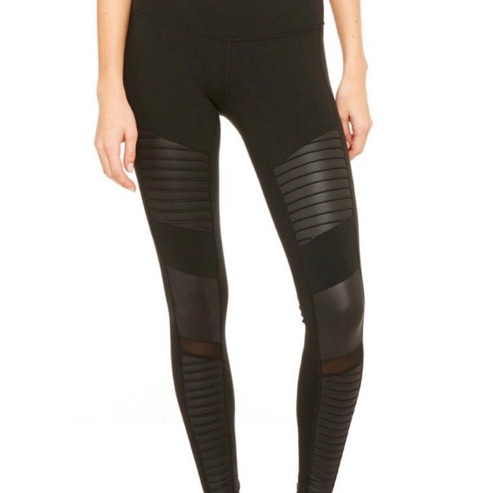 Alo Yoga Moto leggings in perfect condition. Size XXS, in various colors.